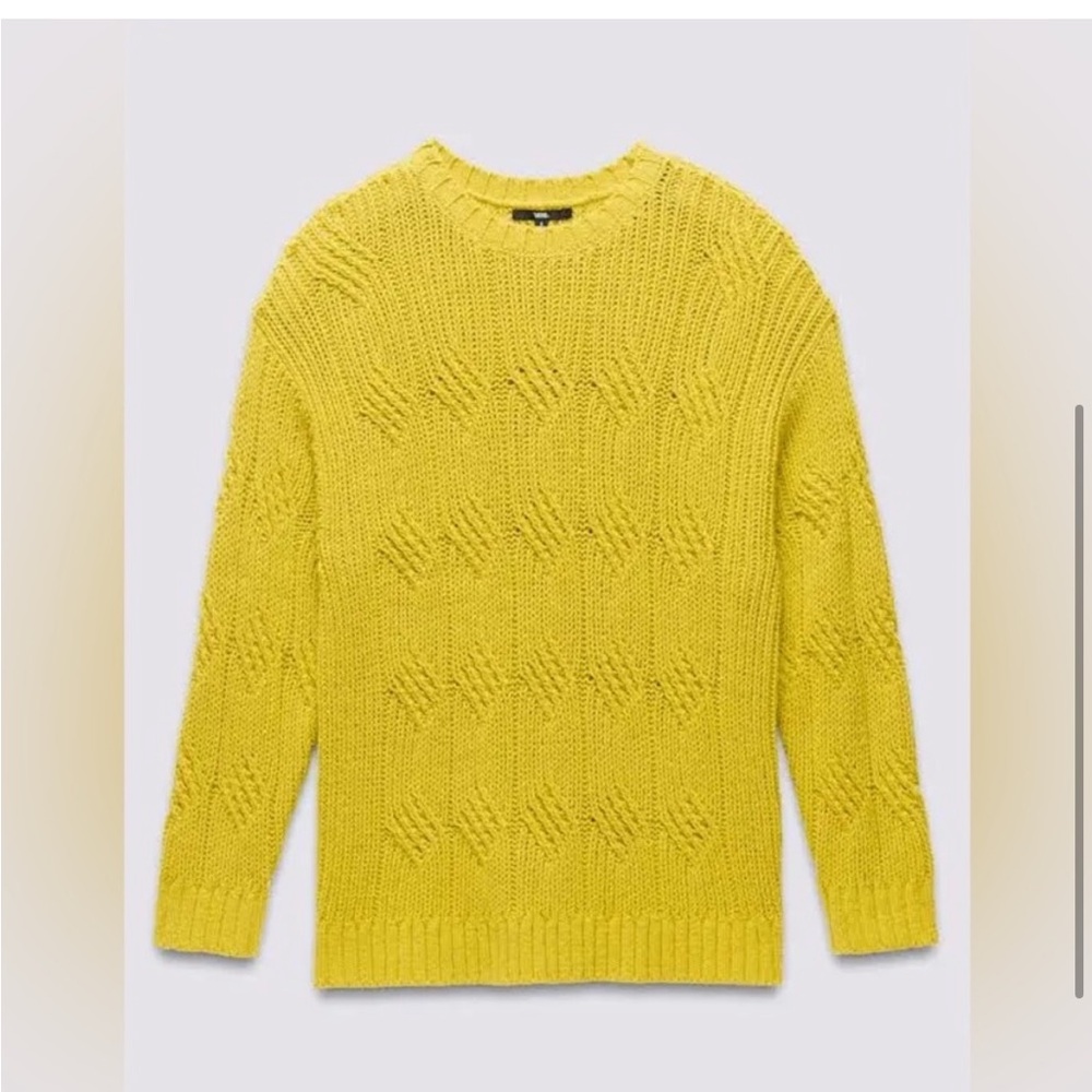 Vans Women’s Mustard Yellow Sweater Size XL - Picture 4 of 8